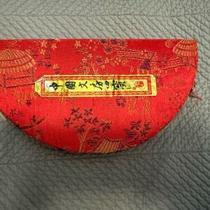 Vintage Chinese Calligraphy Set: 3 Bamboo Brushes, Ink Stick, Porcelain Bowls